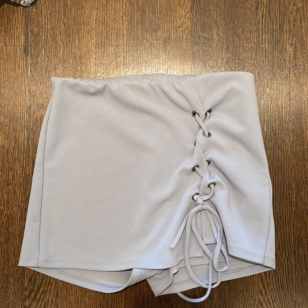 Light blue skort